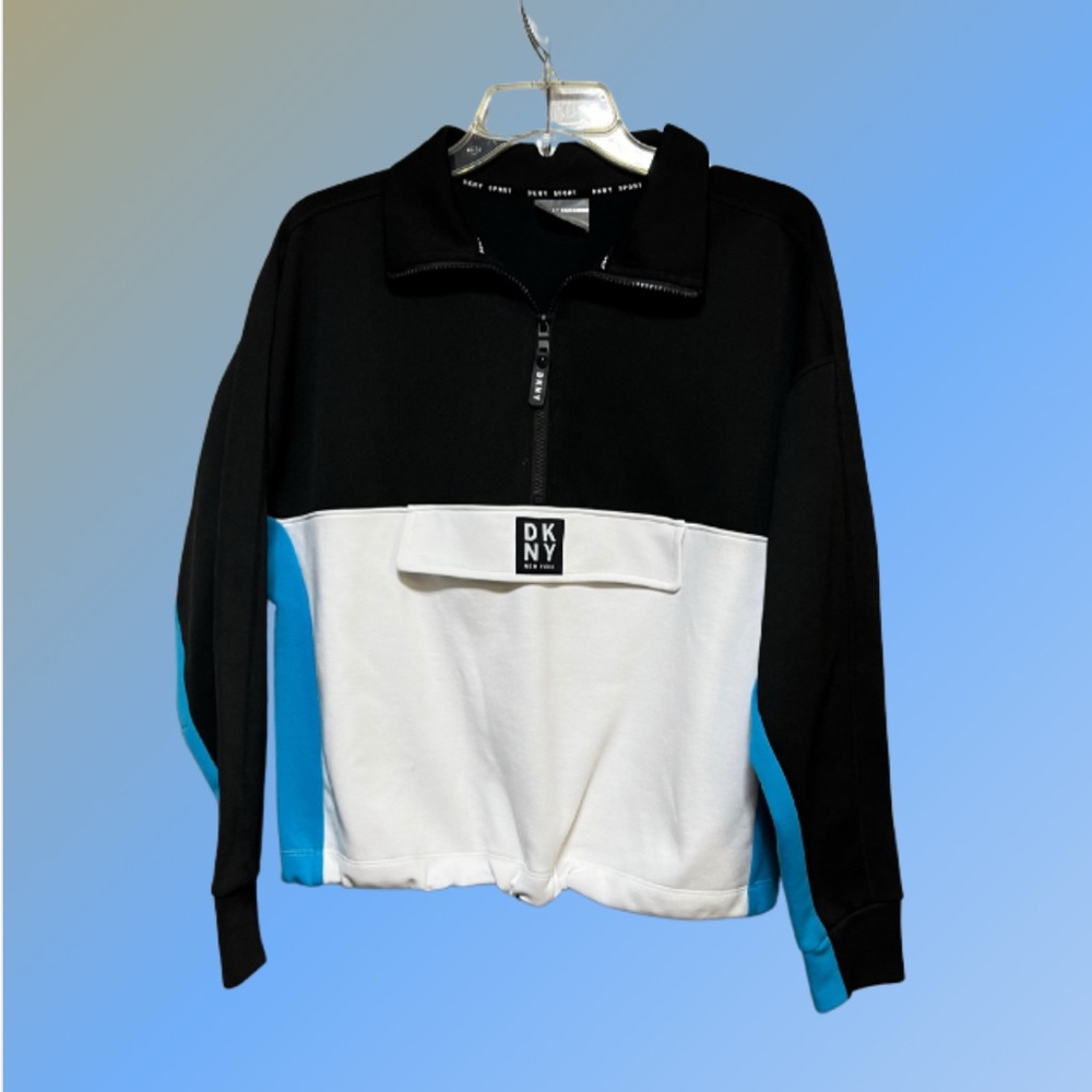 DKNY Sport Black And white pullover